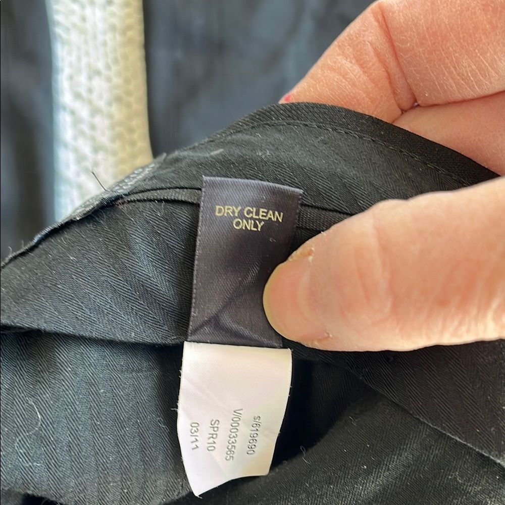 Banana Republic Pants Mens 32X32 100% Wool Black Lanificio F.lli Cerruti - Picture 12 of 13